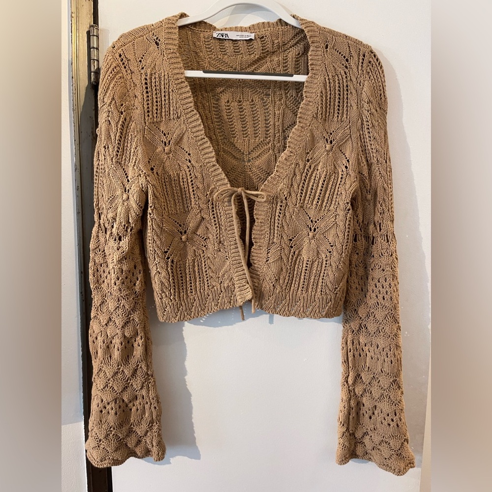 Zara Crochet Crop Top